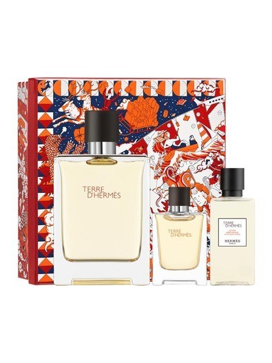 HERMES - Terre D'Hermes Gift Box - Eau De Toilette + Minisize + Aftershave  Lotion