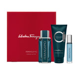 Ferragamo Intense Leather Set (Eau de Parfum 100ml + Shampoo & Shower Gel 100ml + Pen Spray 10ml)