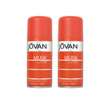 Jovan Musk Deodorant Body Spray 150ml (Pack of 2)