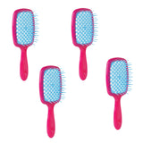 Janeke Superbrush, Fuxia W/Turquoise 86SP226 FUX