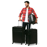 Calvin Klein CONTROL Range Black Hard 20" Cabin Luggage