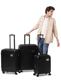 Calvin Klein Bleeker Street Black Hard 20" Cabin Luggage