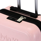 Calvin Klein EXPRESSION Range Silver Pink Hard 20" Cabin Luggage