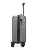 Calvin Klein INSIGINIA 2.0 Range Charcoal Grey Hard 20" Cabin Luggage