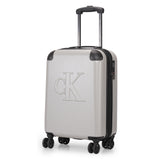 Calvin Klein LINA Range Heather Grey Hard 20" Cabin Luggage