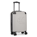 Calvin Klein LINA Range Heather Grey Hard 20" Cabin Luggage