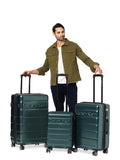 Calvin Klein RIDGE-LINE Range Pearlized Sage Hard 20" Cabin Luggage