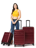 Calvin Klein RIDGE-LINE Range Pearlized Berry Hard 20" Cabin Luggage