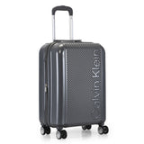 Calvin Klein WAFFLE (DTM) Range Charcoal Grey Hard 20" Cabin Luggage