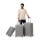 Calvin Klein WAFFLE (DTM) Range Heather Grey Hard 20" Cabin Luggage