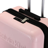 Calvin Klein EXPRESSION Range Silver Pink Hard 24" Medium Luggage