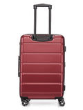 Calvin Klein RIDGE-LINE Range Pearlized Berry Hard 24" Medium Luggage