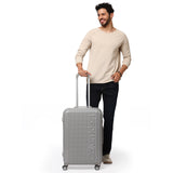 Calvin Klein WAFFLE (DTM) Range Heather Grey Hard 24" Medium Luggage