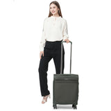 Calvin Klein CHECKI- IN Range Charcoal Soft 20" Cabin Luggage