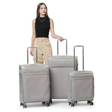 Calvin Klein CHECKI- IN Range Stone Soft 20" Cabin Luggage