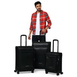 Calvin Klein ESCAPE Range Black Soft 20" Cabin Luggage