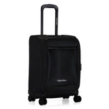 Calvin Klein ESCAPE Range Black Soft 20" Cabin Luggage