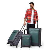 Calvin Klein ESCAPE Range Charcoal Soft 20" Cabin Luggage