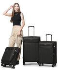 Calvin Klein CHECKI- IN Range Black Soft 28" Large Luggage