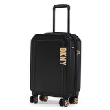 DKNY Clean Cut Range Black Hard 20" Cabin Luggage