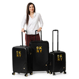 DKNY Front Row Range Black Hard 20" Cabin Luggage