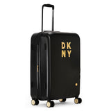 DKNY Front Row Range Black Hard 24" Medium Luggage