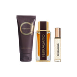 Ferragamo Spicy Leather (Eau de Parfum 100ml + Shampoo & Shower Gel 100ml + Pen Spray 10ml)