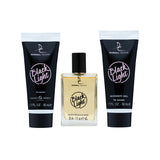 Dorall Collection Black Light Gift Set For Her (EDT 30ml + Hand&Body Lotion 50ml + Shower Gel 50ml)