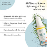 Turtle & Snail Hybrid Plant Based Sunscreen with SPF 50 & Water Resistance PA+++ 54ml