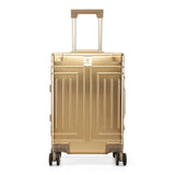 PERQUISITE ALUMINIUM Trolley Range Champine Hard 20" Cabin Luggage