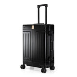 PERQUISITE ALUMINIUM Trolley Range Black Hard 24" Medium Luggage