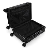 PERQUISITE ALUMINIUM Trolley Range Black Hard 24" Medium Luggage