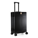 PERQUISITE ALUMINIUM Trolley Range Black Hard 24" Medium Luggage