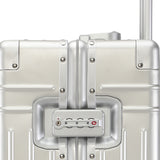 PERQUISITE ALUMINIUM Trolley Range Silver Hard 24" Medium Luggage