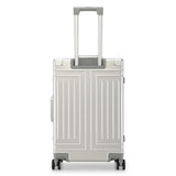 PERQUISITE ALUMINIUM Trolley Range Silver Hard 24" Medium Luggage