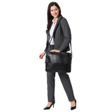 Perquisite Perry Black Laptop Briefcase