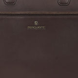 Perquisite Warren Dark Brown Laptop Briefcase