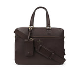 Perquisite Warren Dark Brown Laptop Briefcase