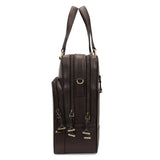 Perquisite Warren Dark Brown Laptop Briefcase