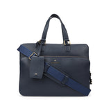 Perquisite Warren Navy Blue Laptop Briefcase