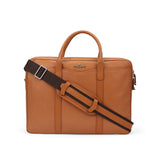 Perquisite Steve Hermes Tan Laptop Briefcase