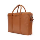 Perquisite Steve Hermes Tan Laptop Briefcase