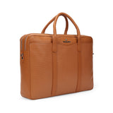 Perquisite Steve Hermes Tan Laptop Briefcase