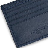 Perquisite Card Poshpocket Slim Navy Men's Wallet