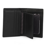 Perquisite Euro Bi-Fold Black Card Case Men's Wallet