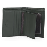 Perquisite Euro Bi-Fold Bottle Green Card Case Men's Wallet