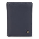 Perquisite Euro Bi-Fold Navy Card Case Men's Wallet