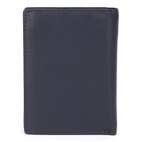 Perquisite Euro Bi-Fold Navy Card Case Men's Wallet