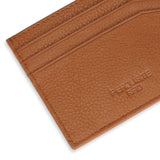 Perquisite Centurion Dark Tan Card Case Men's Wallet