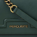 Perquisite Raina Bottle Green Shoulder Bag